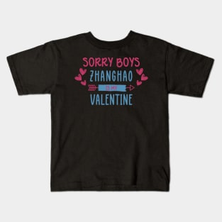 Sorry Boys Zhanghao Is My Valentine ZEROBASEONE Kids T-Shirt